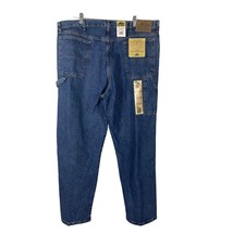 Old Mill Mens Carpenter Jeans Size 42x30 Blue Cotton Stone Washed Denim New - $31.49