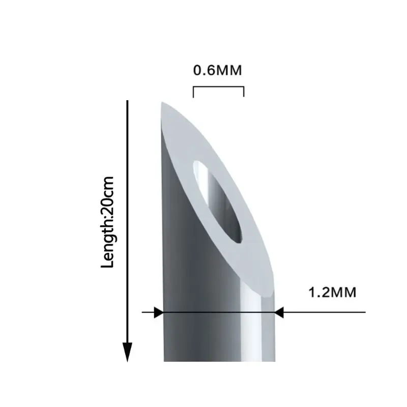 5 Pcs/set Metal Hollow Gas Needle Stainless Steel Fast Upper Bait Penetrate Eart - £47.02 GBP