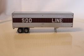 HO Scale Walthers, 40&#39; Semi Truck Trailer, SOO Line, Silver, #4010 - $25.00