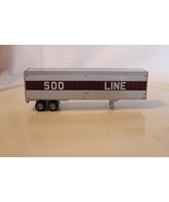 HO Scale Walthers, 40&#39; Semi Truck Trailer, SOO Line, Silver, #4010 - £19.61 GBP