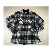 Boston Traders Flannel Shirt Mens Large Black White Jacket Outdoors Hiki... - $27.12