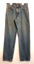 Levi&#39;s Blue Jeans 550 Relaxed Fit VTG 1997 USA Straight 30 x 30 Orange T... - $24.69