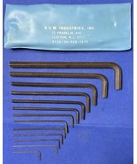 Vintage KGM Hex Allen Wrench 13 Piece Set 5120-00-529-1475 - $32.48 CAD