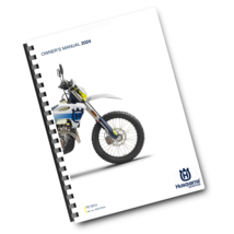 HUSQVARNA 2024 - FE 501s - OWNERS MANUAL - REPRINTED COMB BOUND - $25.14