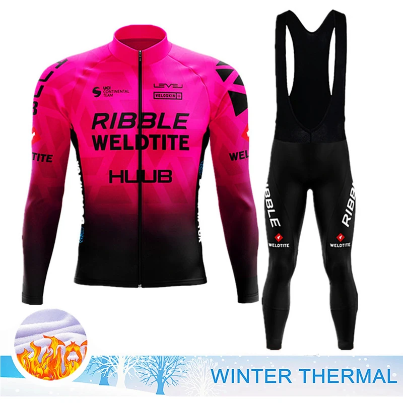 Sporting HUUB Winter Thermal Fleece Cycling  Set Racing Bike Cycling Suit Mounti - £52.75 GBP