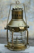 Nautical Antique Ship Lantern Anchor Oil Lamp Antique Maritime Boat Light - £76.40 GBP