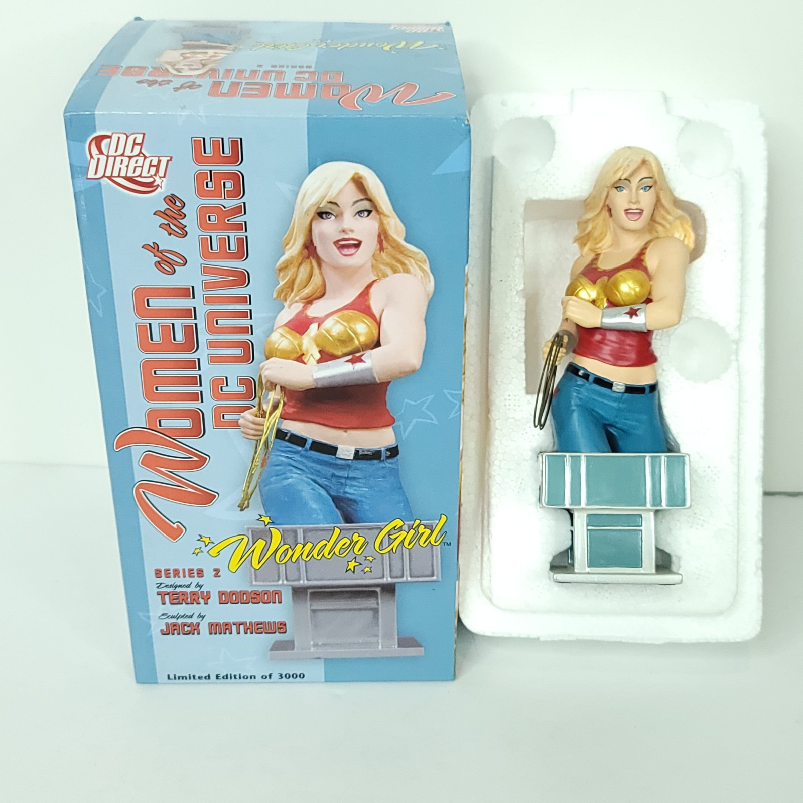 DC Direct Women DC Universe Series 2 Wonder Girl Bust Terry Dodson NEW 1... - $69.29