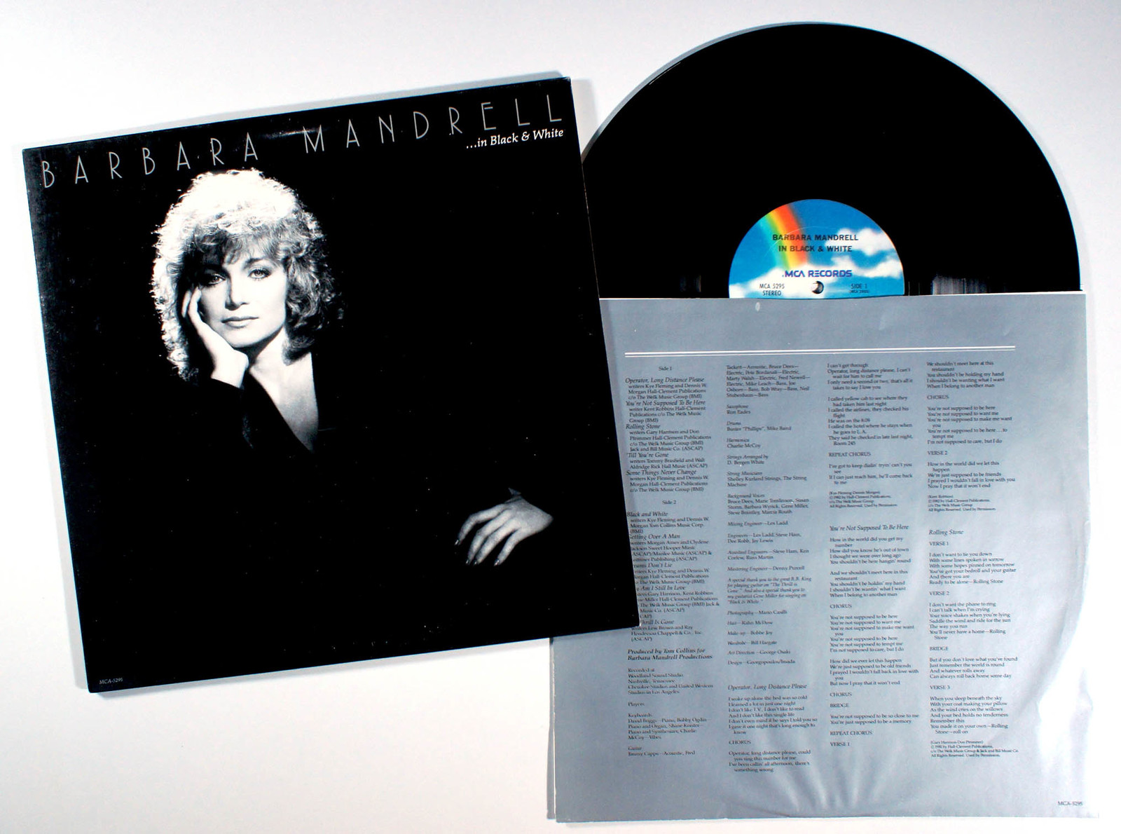 Barbara Mandrell - In Black and White (1982) Vinyl LP • Till You&#39;re Gone - $12.61