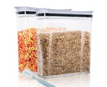 Cereal Containers Storage Set, Airtight Food Storage Container With Lid ... - $48.99