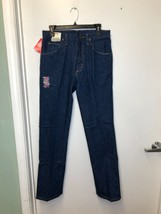 Wrangler Men&#39;s Vintage Regular Straight Leg Blue Jean 99902PW Dark Wash Size 31 - £21.91 GBP