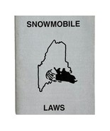 Maine 1994 Snowmobile Laws And Regulations Vintage 1st Printing Booklet E72 - $366.58 MXN