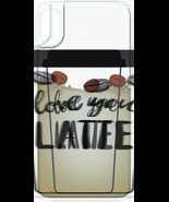 Love You Latte Liquid Fashion Phone Case for iPhone XS Max, Clear - $285.59 MXN