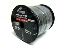 12 Gauge Car Audio Primary Wire (500ftBlack) Remote, Power/Ground Electr... - £72.34 GBP