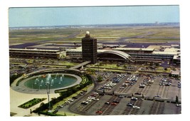 John F Kennedy International Airport JFK Postcard Idlewild Olivetti Adve... - $17.82