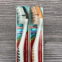 2 LOT Vintage Colgate Navigator Cleaning Tip Flexible Full Head Toothbrush New - £19.09 GBP