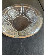 KIG Indonesia 6&quot; Heavy Glass Rose Embossed Ashtray- 2 Available-Sold Sep... - €16,18 EUR
