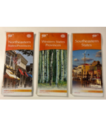 Lot 3 AAA ROAD MAPS 2012 REGIONAL SERIES Northeastern  - Southeastern  -... - $30.08 CAD