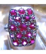 HAUNTED RING RUBY GRID OF THE IMMORTAL FLAME HIGHEST LIGHT COLLECT MAGICK - $707.77