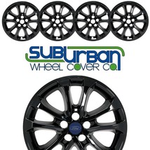 FITS 2019-2020 Ford Fusion SE # IMP-471BLK 17" GLOSS BLACK Wheel Skins NEW SET/4 - £68.13 GBP