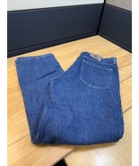 Wrangler Relaxed Fit Dark Wash Denim Jeans Men&#39;s Size 32X32 KG JD - $14.84