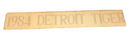 Detroit Tiger 1984 Vintage Small Paper Banner - £7.23 GBP