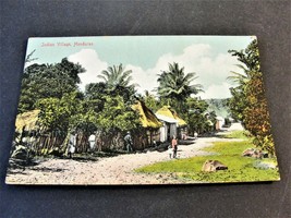Indian Village, Honduras - Tarjeta Postal -1900s Unposted Postcard. RARE. - £30.10 GBP
