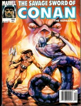 SAVAGE SWORD OF CONAN #180 DEC 1990 VF COVER BY OVI - £5.07 GBP