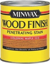 NEW MINWAX 22230 COLONIAL MAPLE INTERIOR OIL BASED WOOD FINISH STAIN - £20.47 GBP