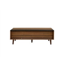 Bowery Hill Coffee Table with Lift Top in Walnut and Black - £270.49 GBP