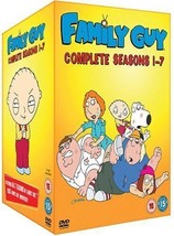 Family Guy: Seasons 1-7 DVD (2008) Seth MacFarlane Cert 15 19 Discs Pre-Owned Re - £34.60 GBP