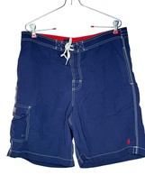 Polo By Ralph Lauren Men Board Short Surf Lined Swim Trunks Pocket Blue ... - $22.32