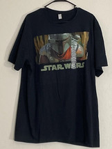 Boba Fett T Shirt Tee Top STAR WARS sz XL Black new w/o tags - £11.59 GBP
