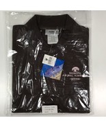 Disney&#39;s Animal Kingdom Brown 2 Button Short Sleeve Polo Shirt NWT - $34.28 CAD