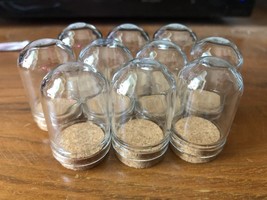 PH PandaHall 10pcs Cloche Bell Jar, Display Dome with Cork Base ‎0.86&quot;W ... - €12,59 EUR