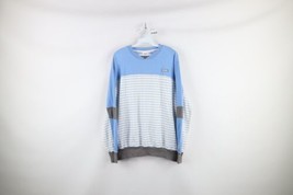 Vintage 90s Wilson Womens Large Triblend Spell Out Striped Crewneck Sweatshirt - £27.21 GBP