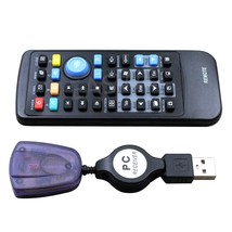Usb Laptop Pc Wireless Keyboard Mouse Remote Control Media Center Controller - £10.37 GBP