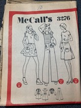 McCalls 3276 Vintage Sewing Pattern Womens Dress Pants Size 10 1972 - $13.28