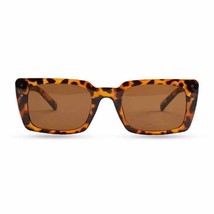 Brown Tortoise Angular Sunglasses - £19.47 GBP