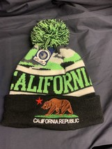 CALIFORNIA REPUBLIC ADULT SIZE WINTER HAT - NEW WITH TAGS - £4.89 GBP