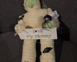 I Love My Mummy Halloween Shelf Sitter Doll Prop Cloth Figure Monster NWT - $19.80