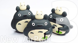 Kawaii &quot;Totoro&quot; Cartoon Silicone Protective Case for AirPods 2nd Gen, New 3, Pro - £13.58 GBP+