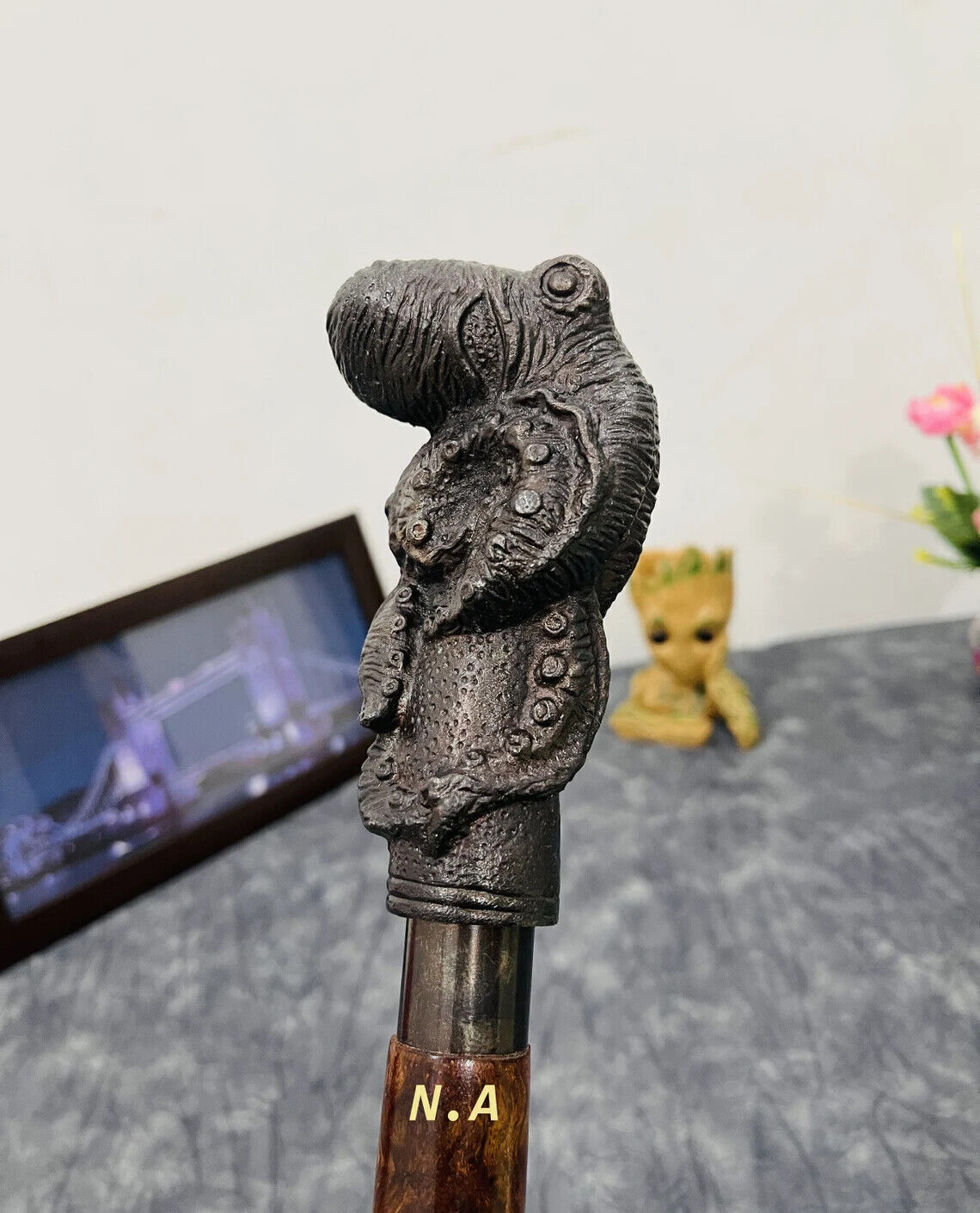 Primary image for Walking Cane Victorian Style Walking Sticks Best Collectible Gift Octopus Head