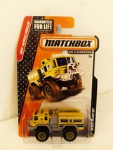 Matchbox 2014 #066 Yellow Blaze Blaster Fire Truck MBX Heroic Rescue Series MOC - £9.42 GBP