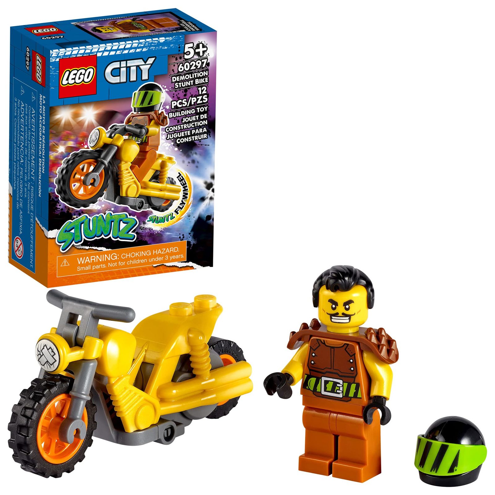 LEGO City Demolition Stunt Bike 60297 Building Kit (12 Pieces) - $17.77