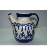 Handcrafted Studio Pottery Jug Hand-Painted, Signed Noami Nura 1973,  H ... - $119.91 CAD