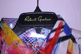 Robert Graham  Prism Effect Colorful Short Sleeve  Size XL NWTS image 2