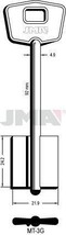 MT-3G JMA/MOTTURA Key Blank - $5.70
