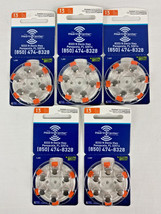 Premium Batteries Size 13 Hearing Aid Batteries SI13-6 1.45V (30 Batteries) - $4.95