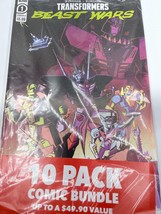 Rare Transformers Beast Wars 10 Pack Bundle Sealed Star Trek TMNT IDW Comics - £26.57 GBP