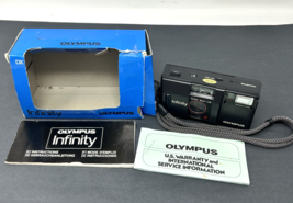 Olympus Infinity AF-1 35mm 2.8 Zuiko Lens Point Shoot Film Camera TESTED... - $1,774.60 MXN